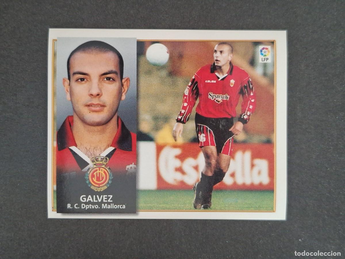 Cromos de f&uacute;tbol: L4 GALVEZ R. C. D. MALLORCA BAJA LIGA ESTE 1998 1999 98 99 NUNCA PEGADO SIN PEGAR