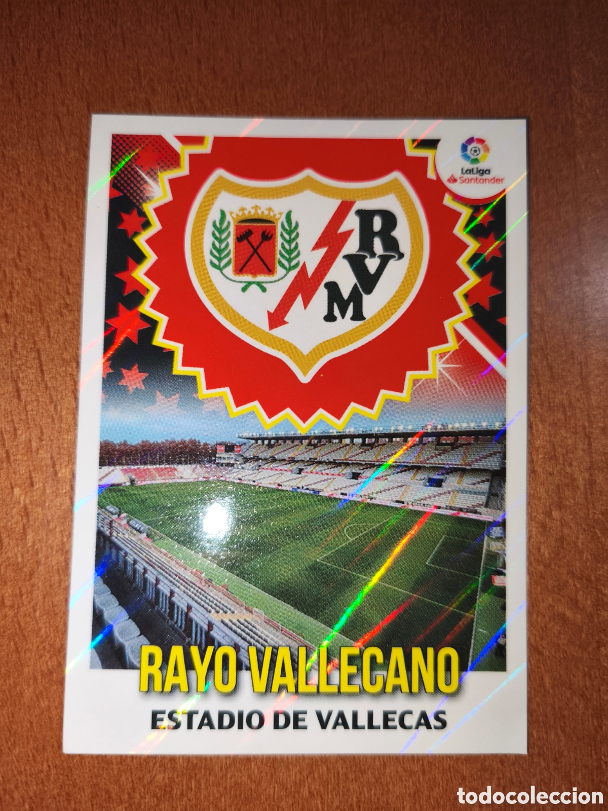 Cromos de f&uacute;tbol: Escudo n&deg;29 liga este 18/19 Rayo Vallecano