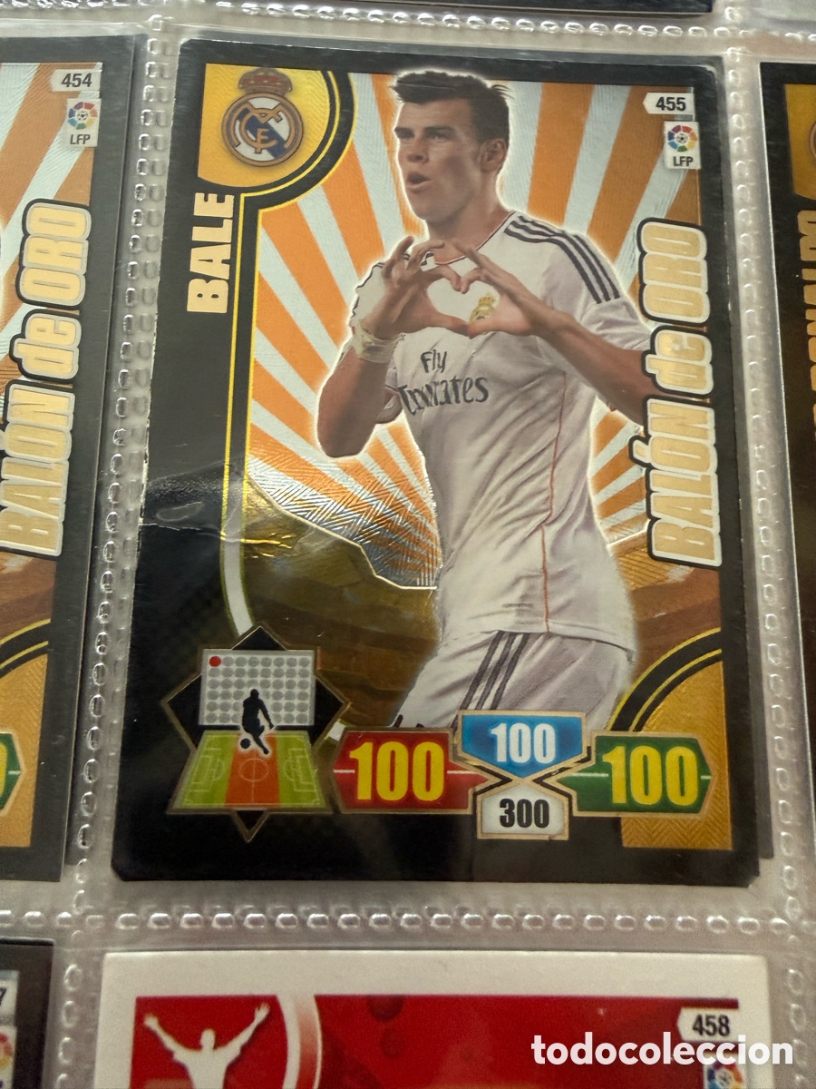 Cromos de f&uacute;tbol: Adrenalyn XL. 2013-14. BALE. BAL&Oacute;N DE ORO