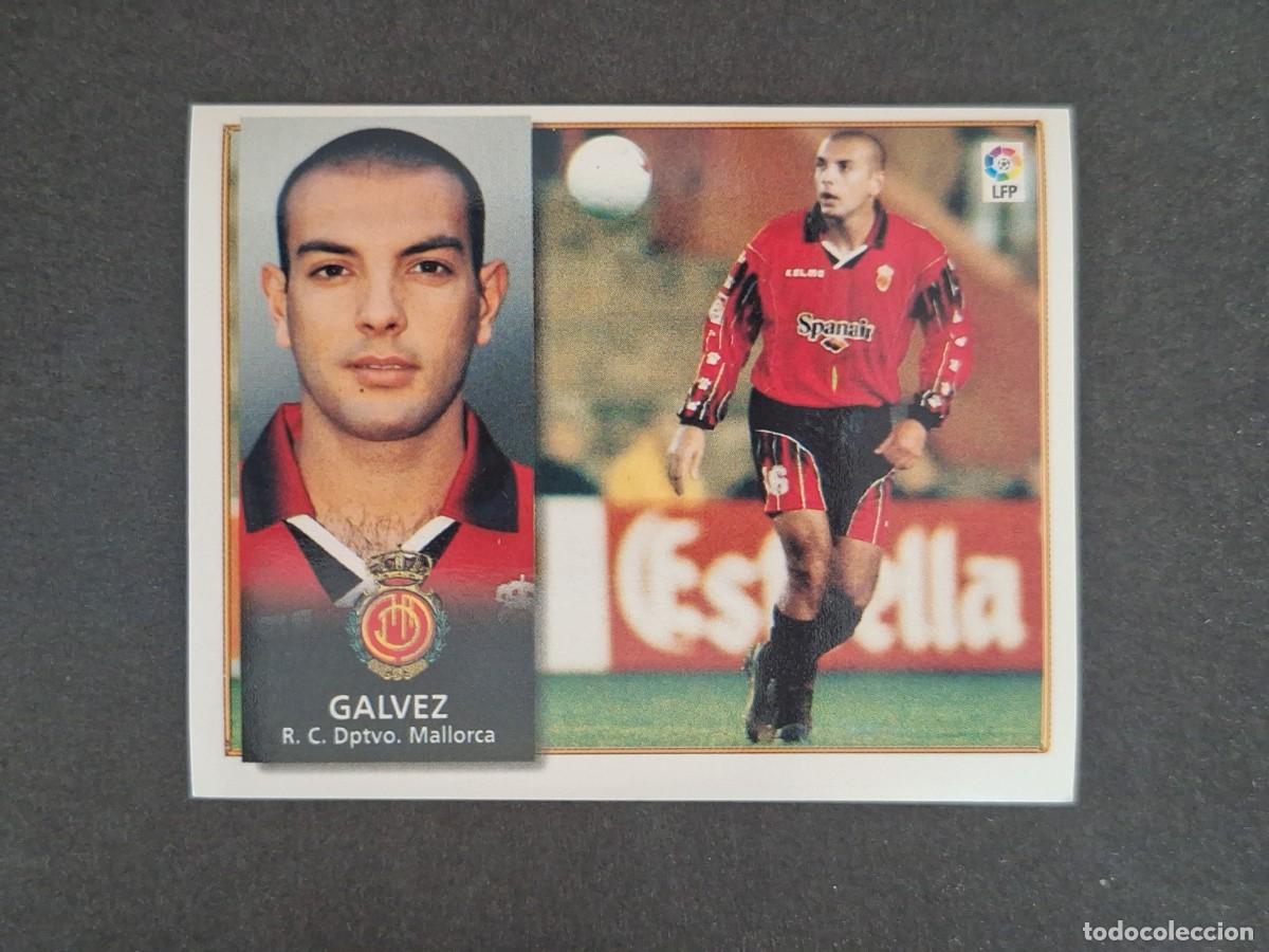 Cromos de f&uacute;tbol: L4 GALVEZ R. C. D. MALLORCA BAJA LIGA ESTE 1998 1999 98 99 NUNCA PEGADO SIN PEGAR