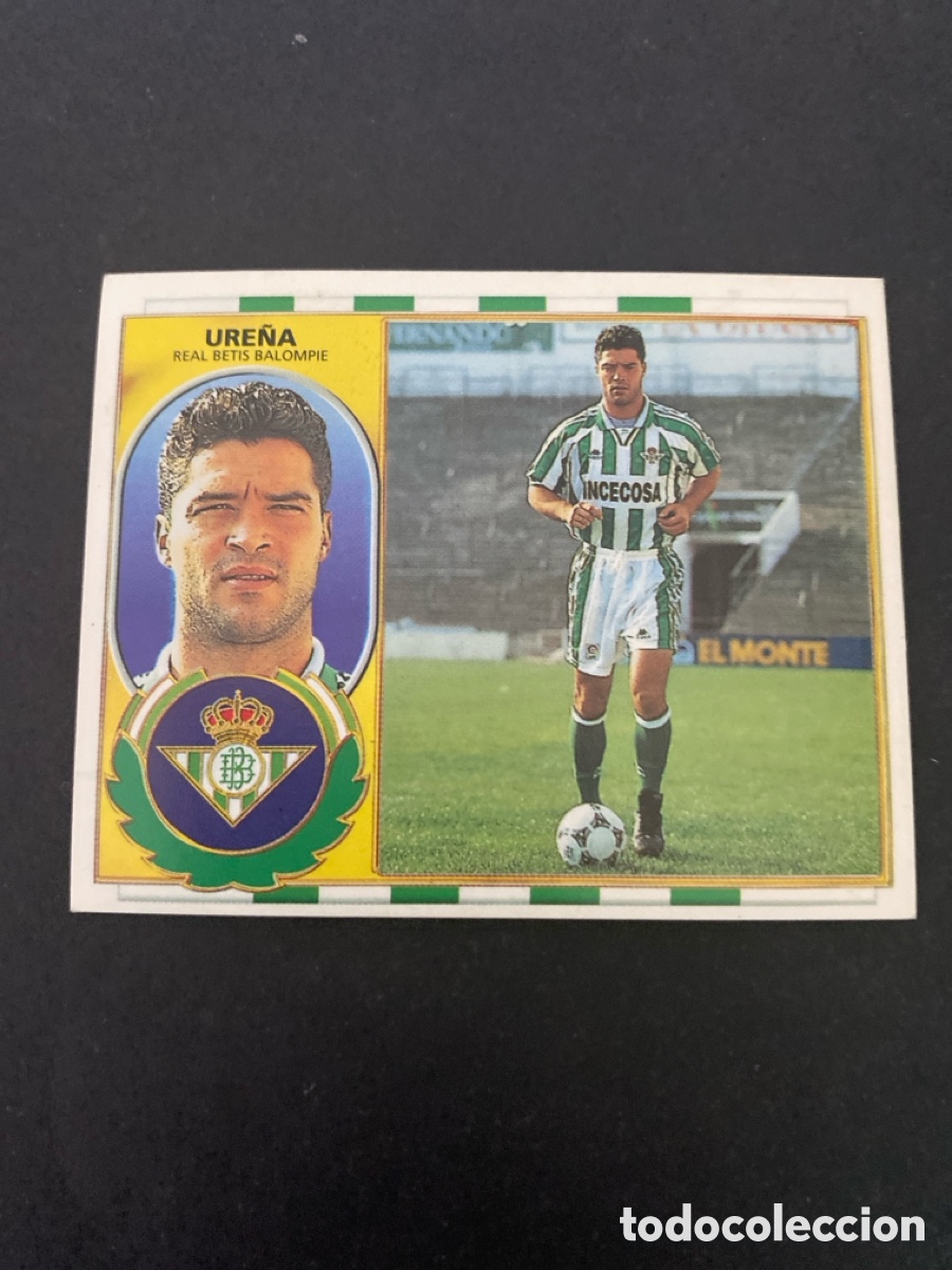 Cromos de f&uacute;tbol: Cromo liga 96/97 R Betis nunca pegado