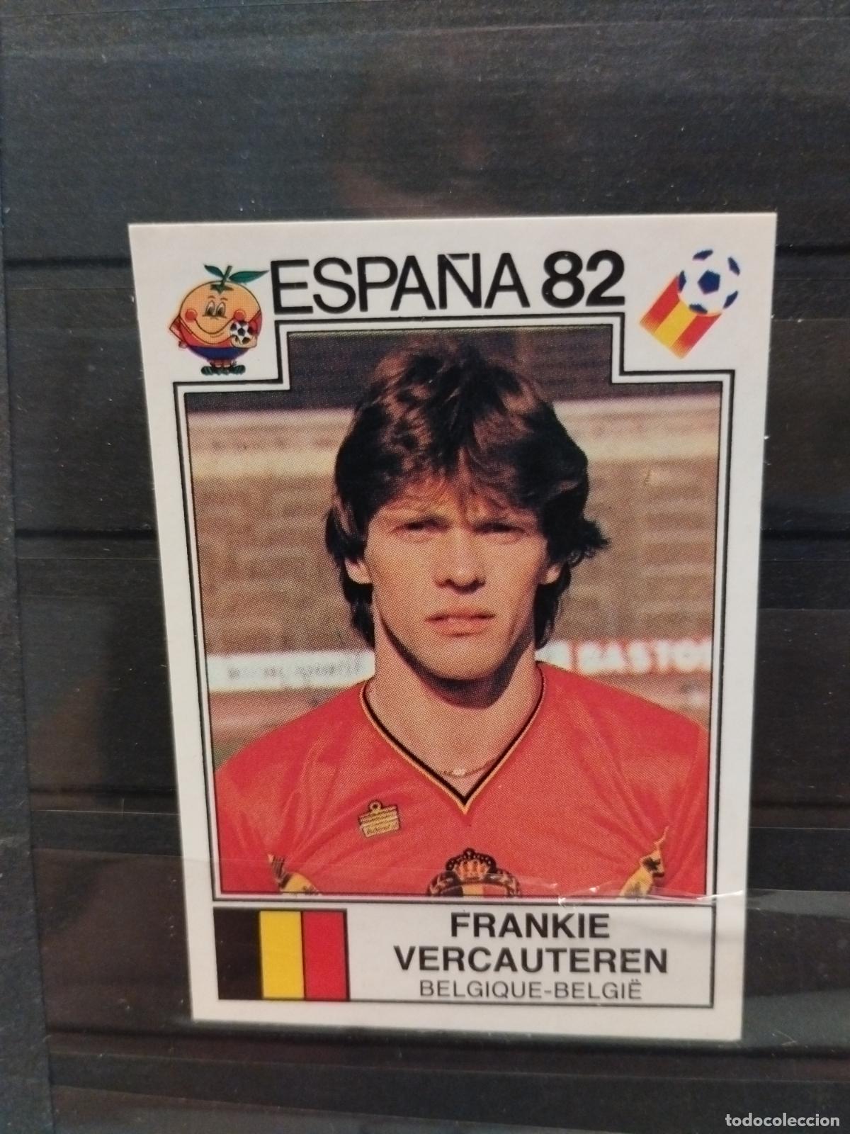 Cromos de f&uacute;tbol: MUNDIAL DE FUTBOL ESPA&Ntilde;A 82. PANINI. N&ordm; 212. FRANKIE VERCAUTEREN. BELGICA.