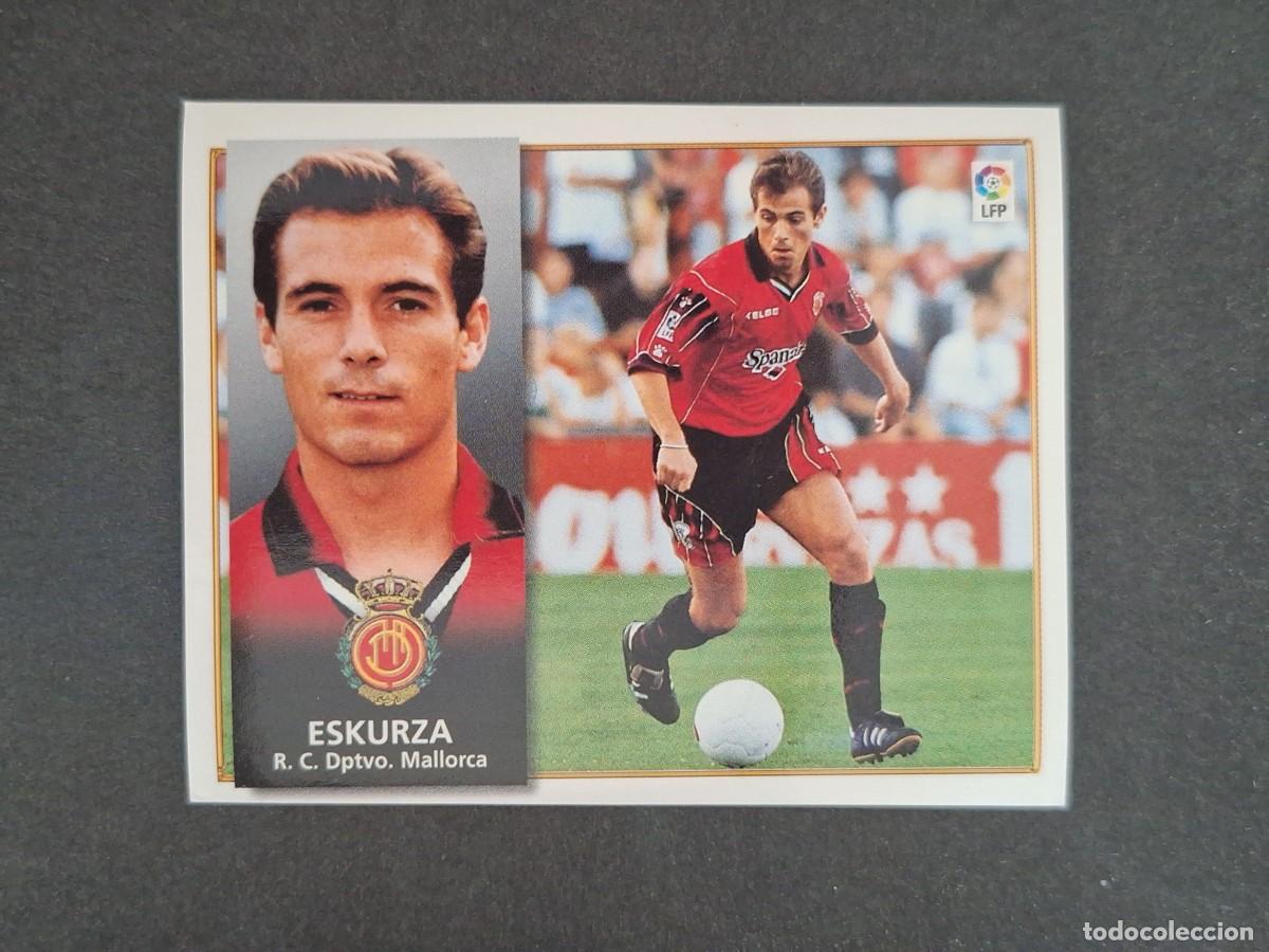Figurine di Calcio: L4 ESKURZA R. C. D. MALLORCA BAJA LIGA ESTE 1998 1999 98 99 NUNCA PEGADO SIN PEGAR
