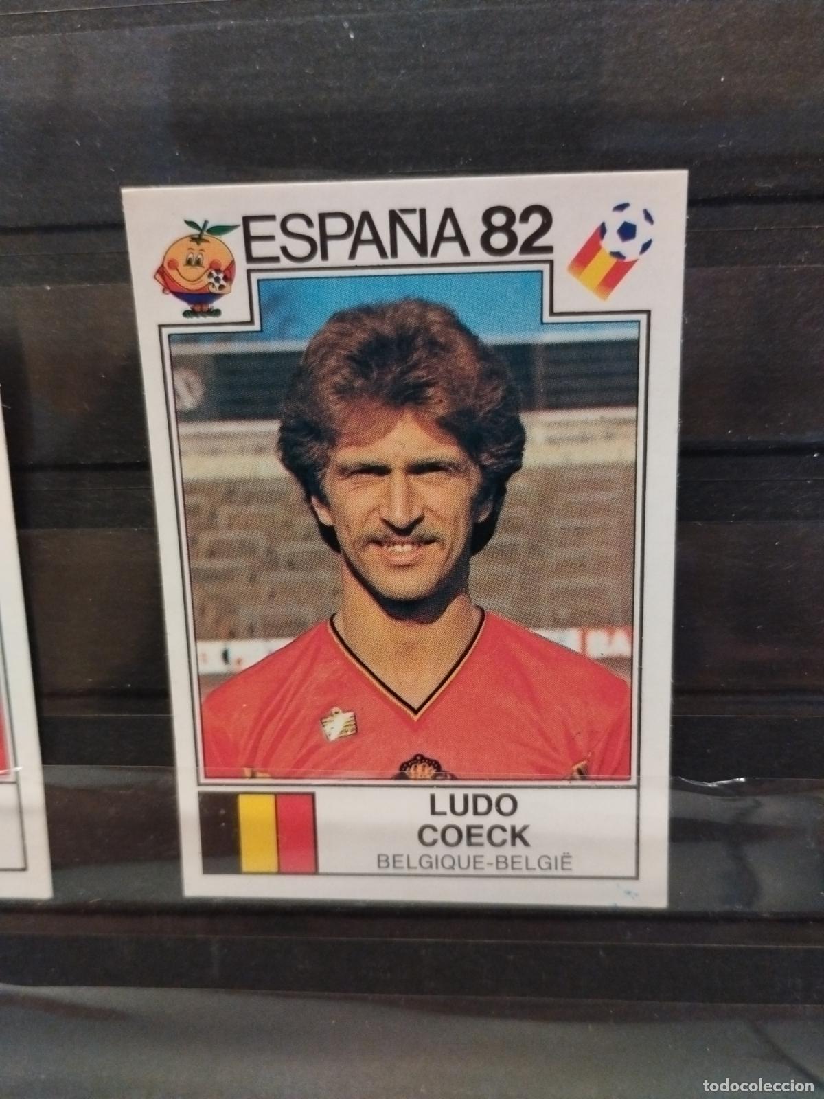 Figurine di Calcio: MUNDIAL DE FUTBOL ESPA&Ntilde;A 82. PANINI. N&ordm; 208. LUDO COECK. BELGICA.