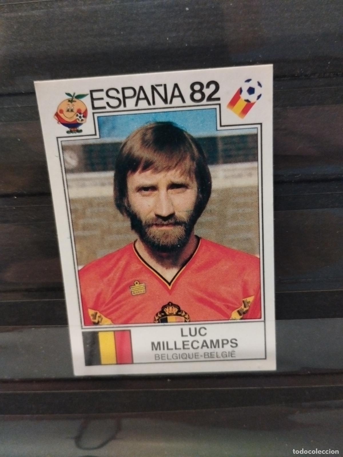 Cromos de f&uacute;tbol: MUNDIAL DE FUTBOL ESPA&Ntilde;A 82. PANINI. N&ordm; 205. LUC MILLECAMPS. BELGICA.