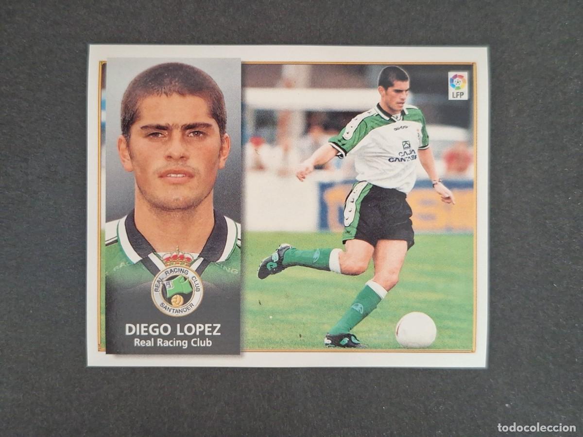 Cromos de f&uacute;tbol: L4 DIEGO LOPEZ RACING DE SANTANDER BAJA LIGA ESTE 1998 1999 98 99 NUNCA PEGADO SIN PEGAR