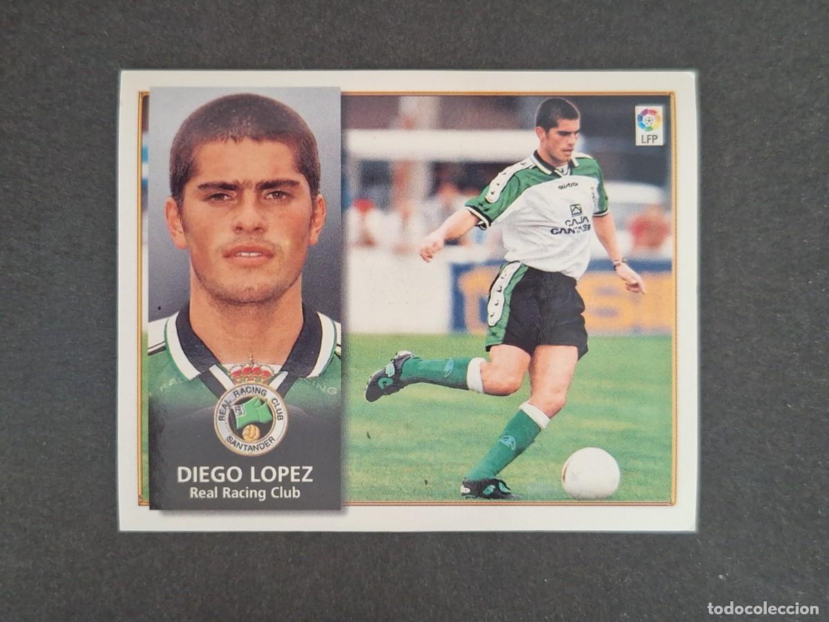 Cromos de f&uacute;tbol: L4 DIEGO LOPEZ RACING DE SANTANDER BAJA LIGA ESTE 1998 1999 98 99 NUNCA PEGADO SIN PEGAR