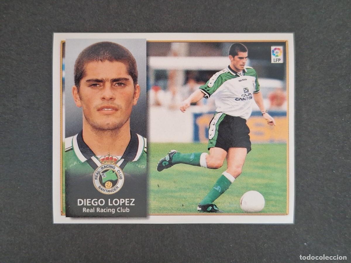 Cromos de f&uacute;tbol: L4 DIEGO LOPEZ RACING DE SANTANDER BAJA LIGA ESTE 1998 1999 98 99 NUNCA PEGADO SIN PEGAR