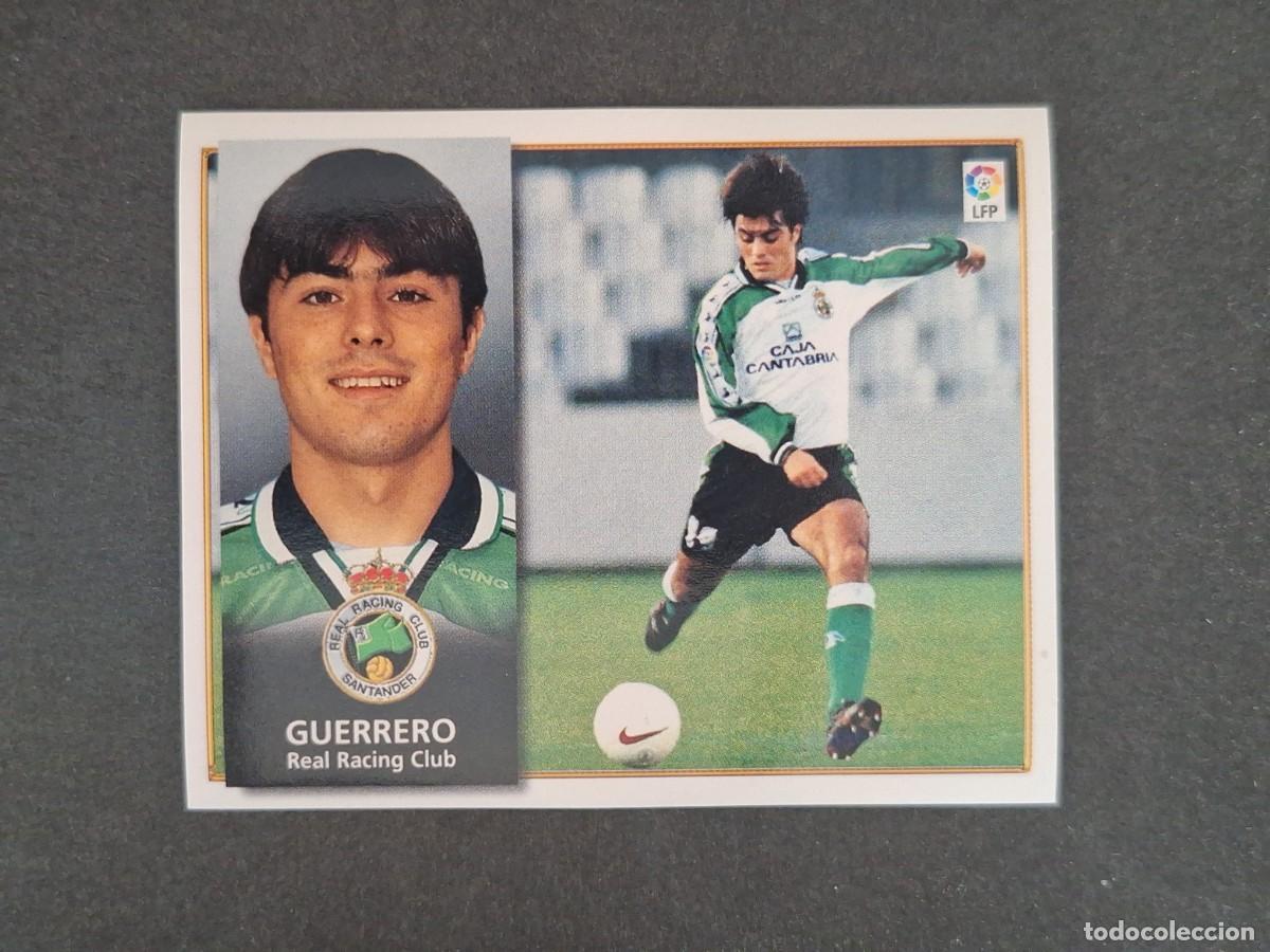 Cromos de Futebol: L4 GUERRERO RACING DE SANTANDER BAJA LIGA ESTE 1998 1999 98 99 NUNCA PEGADO SIN PEGAR