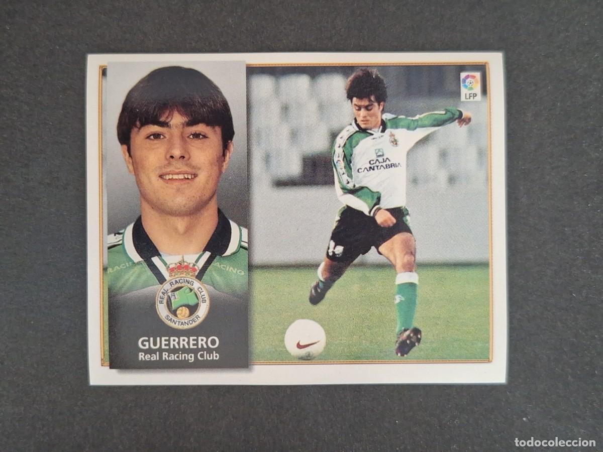 Cromos de Futebol: L4 GUERRERO RACING DE SANTANDER BAJA LIGA ESTE 1998 1999 98 99 NUNCA PEGADO SIN PEGAR