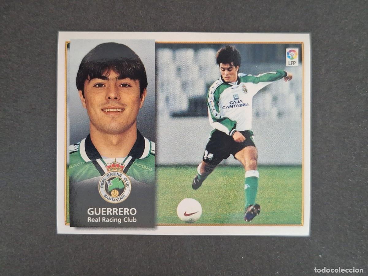 Cromos de Futebol: L4 GUERRERO RACING DE SANTANDER BAJA LIGA ESTE 1998 1999 98 99 NUNCA PEGADO SIN PEGAR