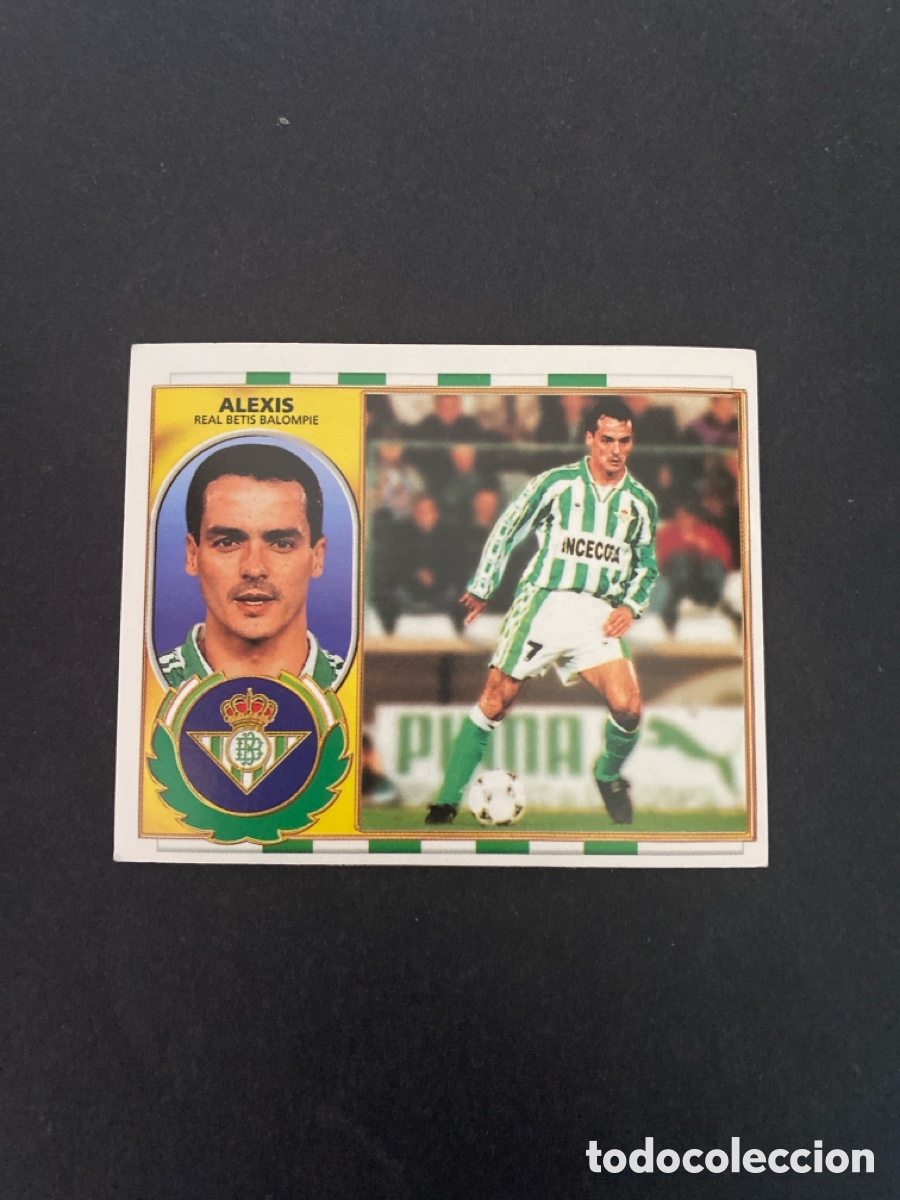 Cromos de Futebol: Cromo liga 96/97 R Betis nunca pegado