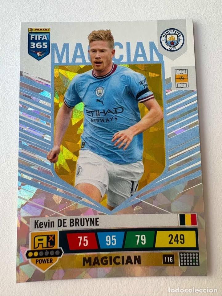 Cromos de Futebol: Carta Kevin de Bruyne Magician Manchester City 116 FIFA 365 Panini 2023