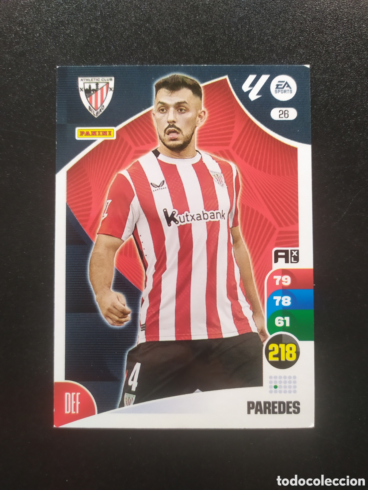 Cromos de Futebol: Adrenalyn 2024 2025 24 25 panini Paredes n&deg; 26 Athletic Bilbao