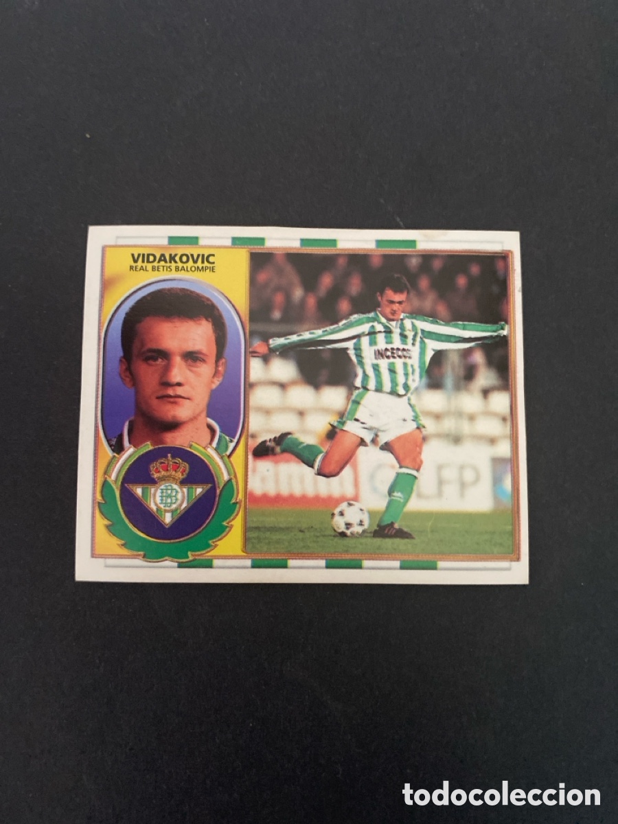 Cromos de f&uacute;tbol: Cromo liga 96/97 R Betis nunca pegado