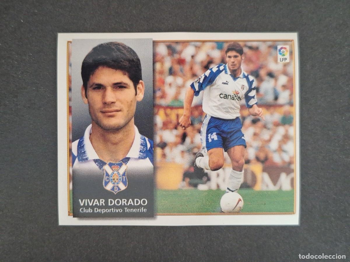 Cromos de f&uacute;tbol: L4 VIVAR DORADO C. D. TENERIFE BAJA LIGA ESTE 1998 1999 98 99 NUNCA PEGADO SIN PEGAR