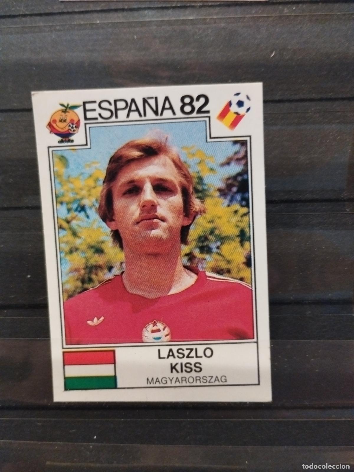 Cromos de f&uacute;tbol: MUNDIAL DE FUTBOL ESPA&Ntilde;A 82. PANINI. N&ordm; 196. LASZLO KISS. HUNGRIA.