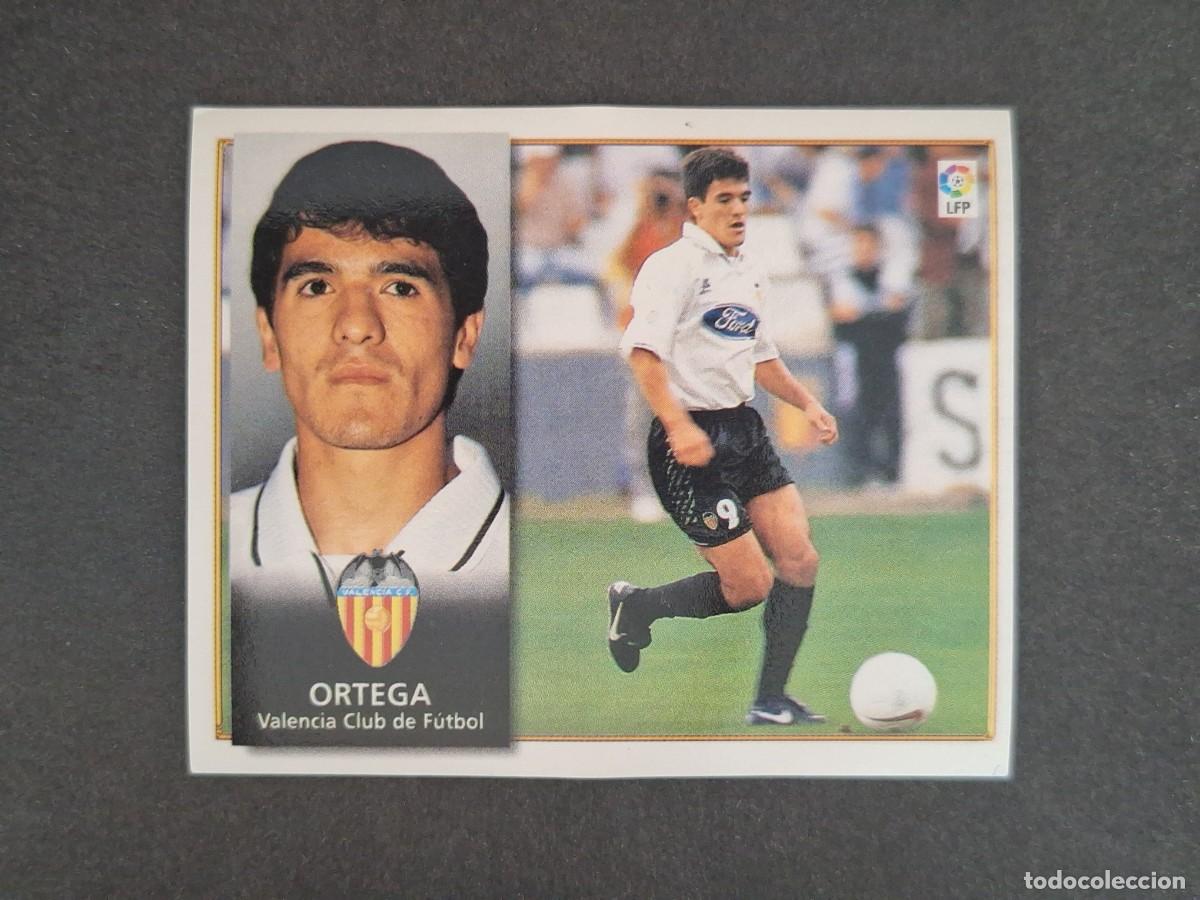 Cromos de f&uacute;tbol: L4 ORTEGA VALENCIA C. F. BAJA LIGA ESTE 1998 1999 98 99 NUNCA PEGADO SIN PEGAR