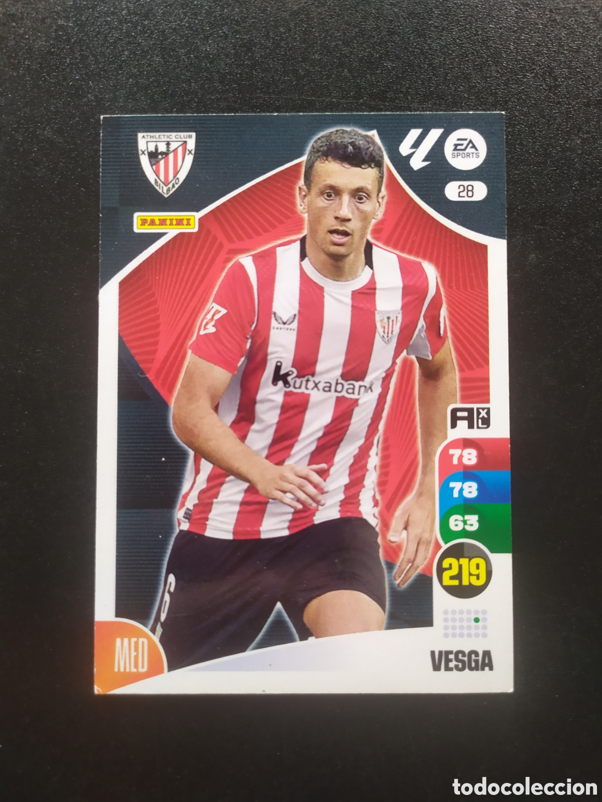 Cromos de f&uacute;tbol: Adrenalyn 2024 2025 24 25 panini Vesga n&deg; 28 Athletic Bilbao