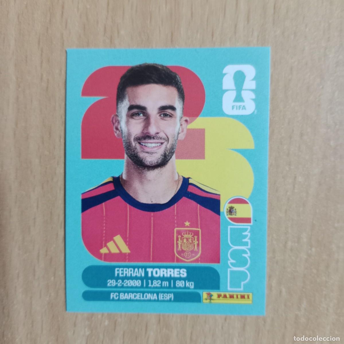 Cromos de f&uacute;tbol: FERRAN TORRES , ESPA&Ntilde;A , STICKER CROMO N&ordm; ESP 18 , FIFA WORLD CUP 2026 - PANINI - A&Ntilde;O 2026.