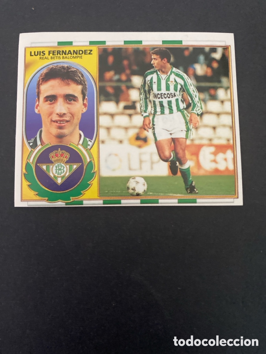Cromos de f&uacute;tbol: Cromo liga 96/97 R Betis nunca pegado