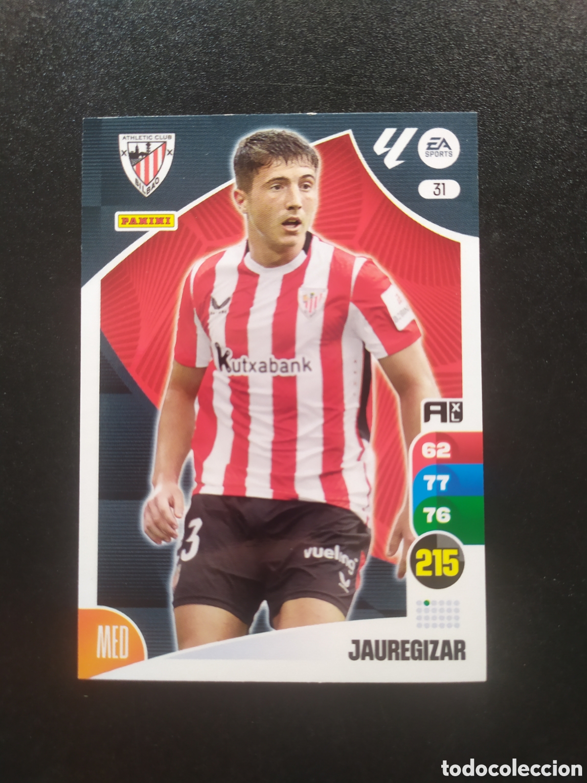 Cromos de f&uacute;tbol: Adrenalyn 2024 2025 24 25 panini Jauregizar n&deg; 31 Athletic Bilbao