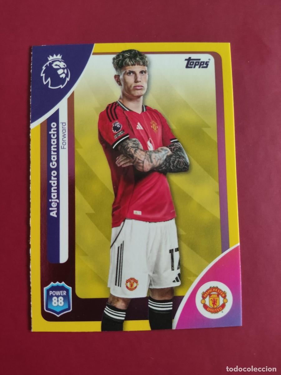 Cromos de f&uacute;tbol: 210 ALEJANDRO GARNACHO MANCHESTER UNITED PREMIER TOPPS 2025-26