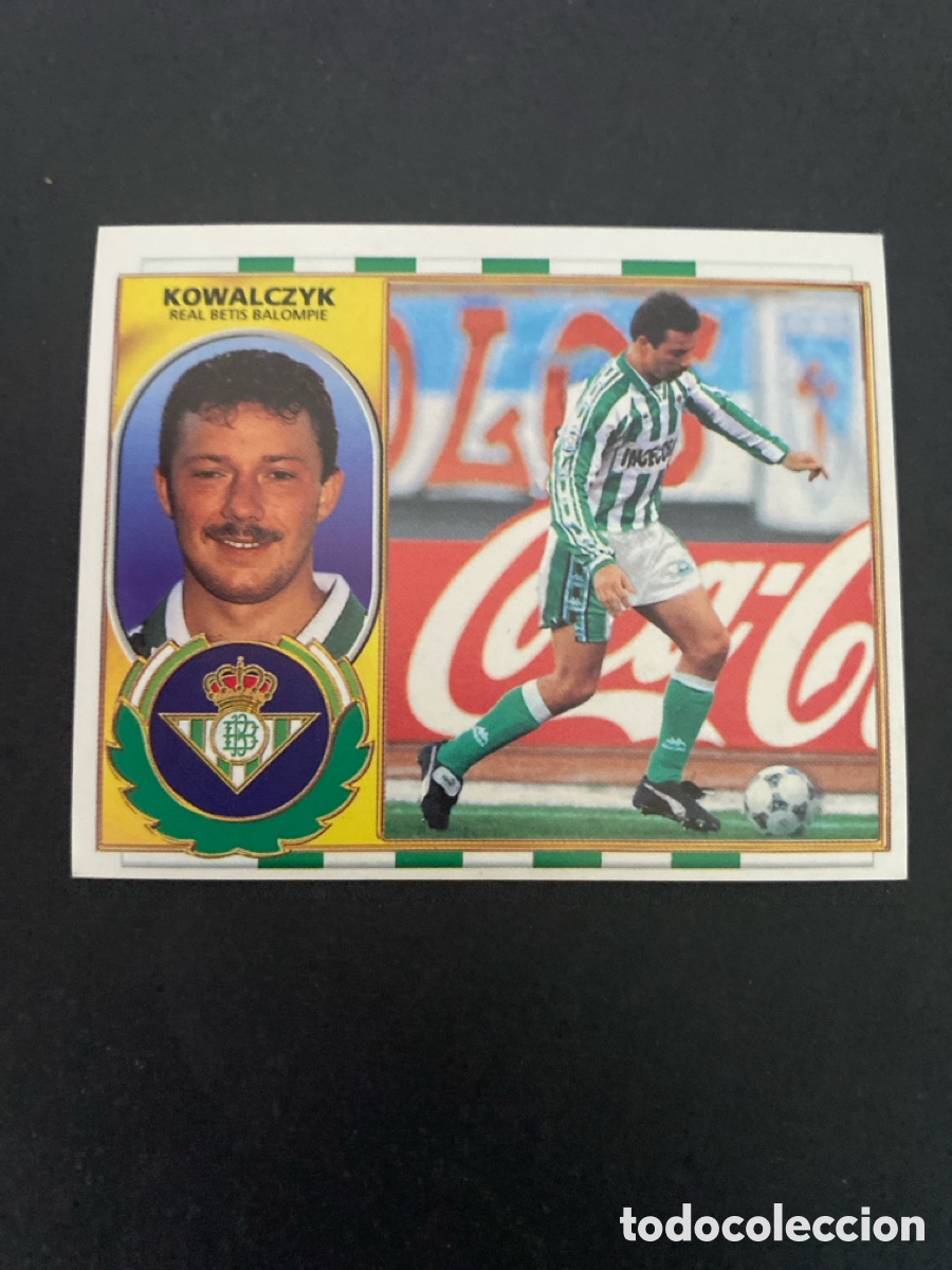 Cromos de f&uacute;tbol: Cromo liga 96/97 R Betis nunca pegado