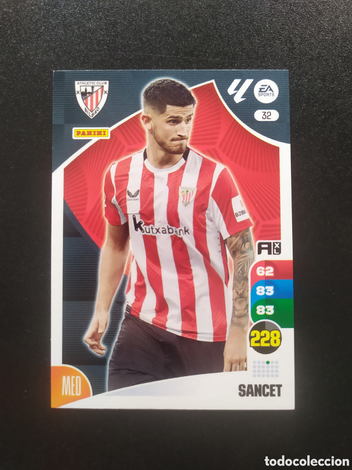 Cromos de f&uacute;tbol: Adrenalyn 2024 2025 24 25 panini Sancet n&deg; 32 Athletic Bilbao