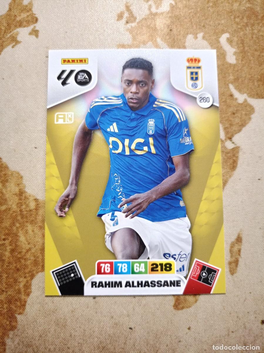 Cromos de f&uacute;tbol: Oviedo 260 RAHIM ALHASSANE Adrenalyn 2025-26