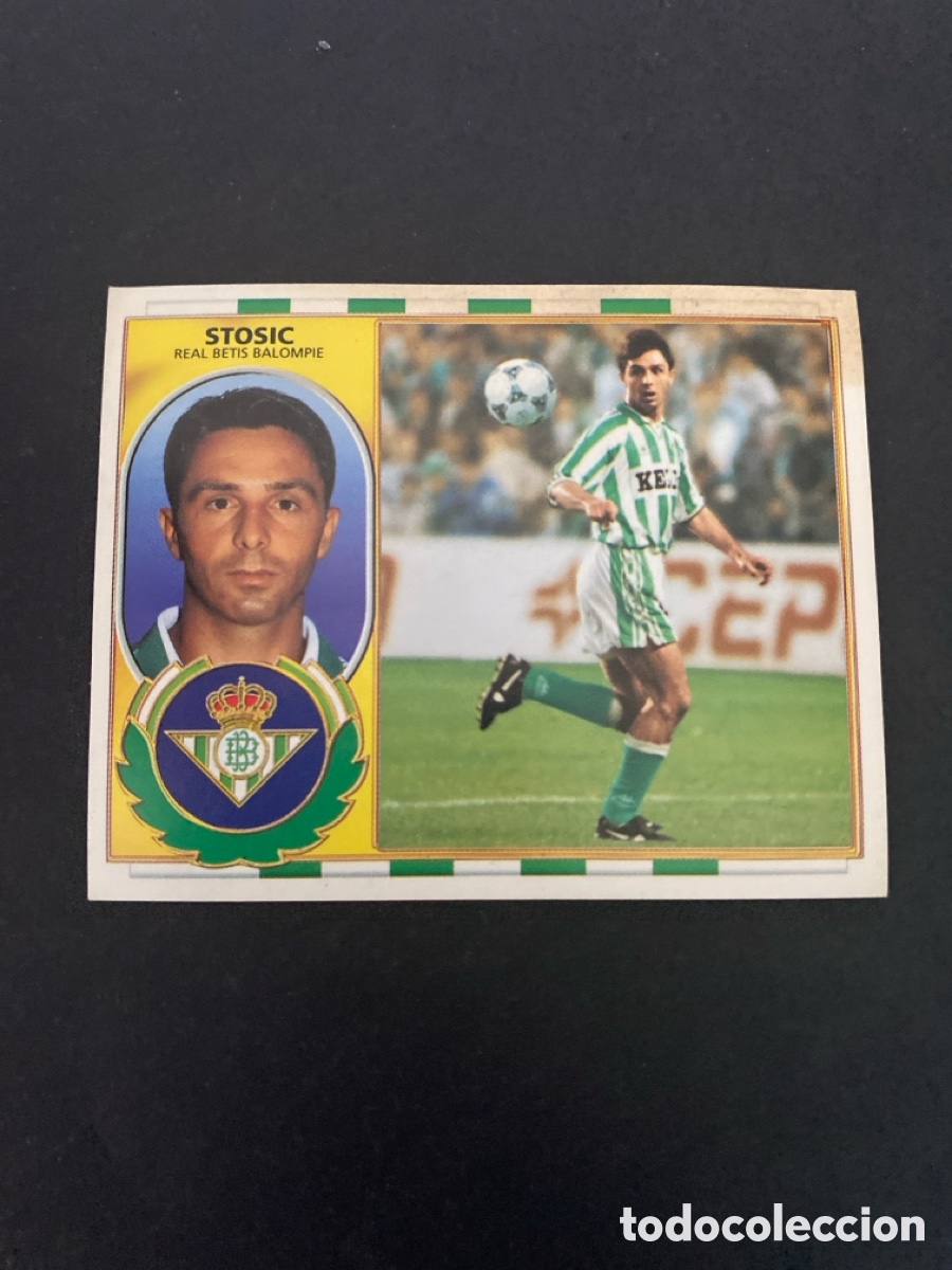 Cromos de f&uacute;tbol: Cromo liga 96/97 R Betis nunca pegado