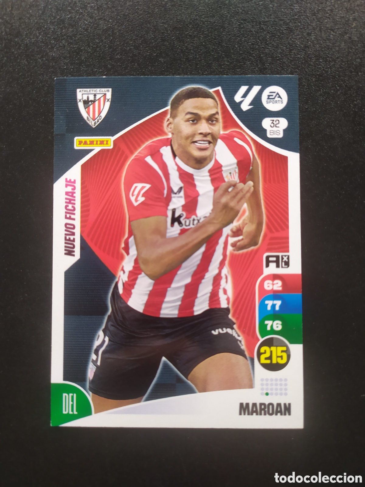 Cromos de f&uacute;tbol: Adrenalyn 2024 2025 24 25 panini Maroan nuevo fichaje n&deg; 32 bis Athletic Bilbao