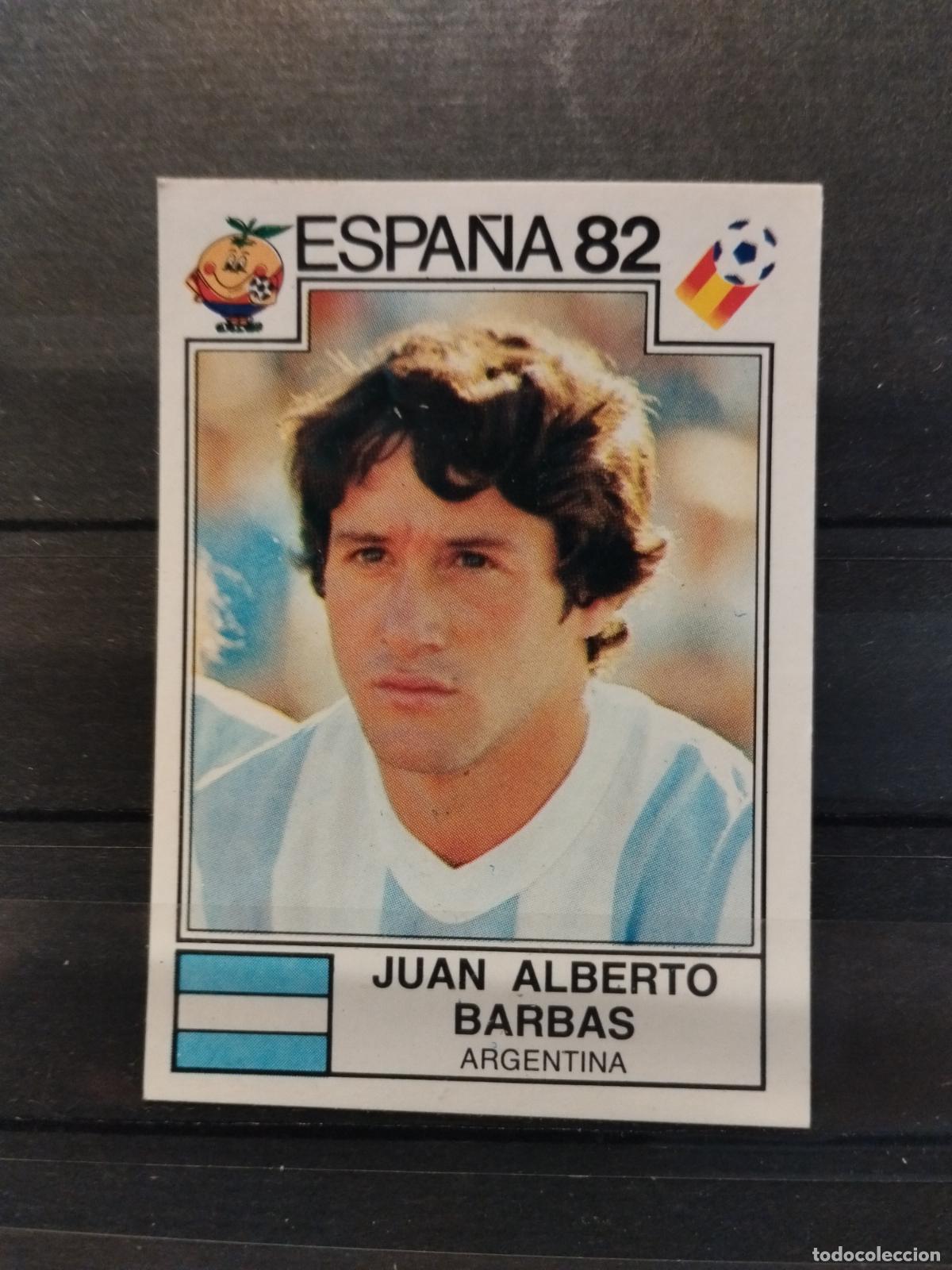 Cromos de f&uacute;tbol: MUNDIAL DE FUTBOL ESPA&Ntilde;A 82. PANINI. N&ordm; 174. JUAN ALBERTO BARBAS. ARGENTINA.