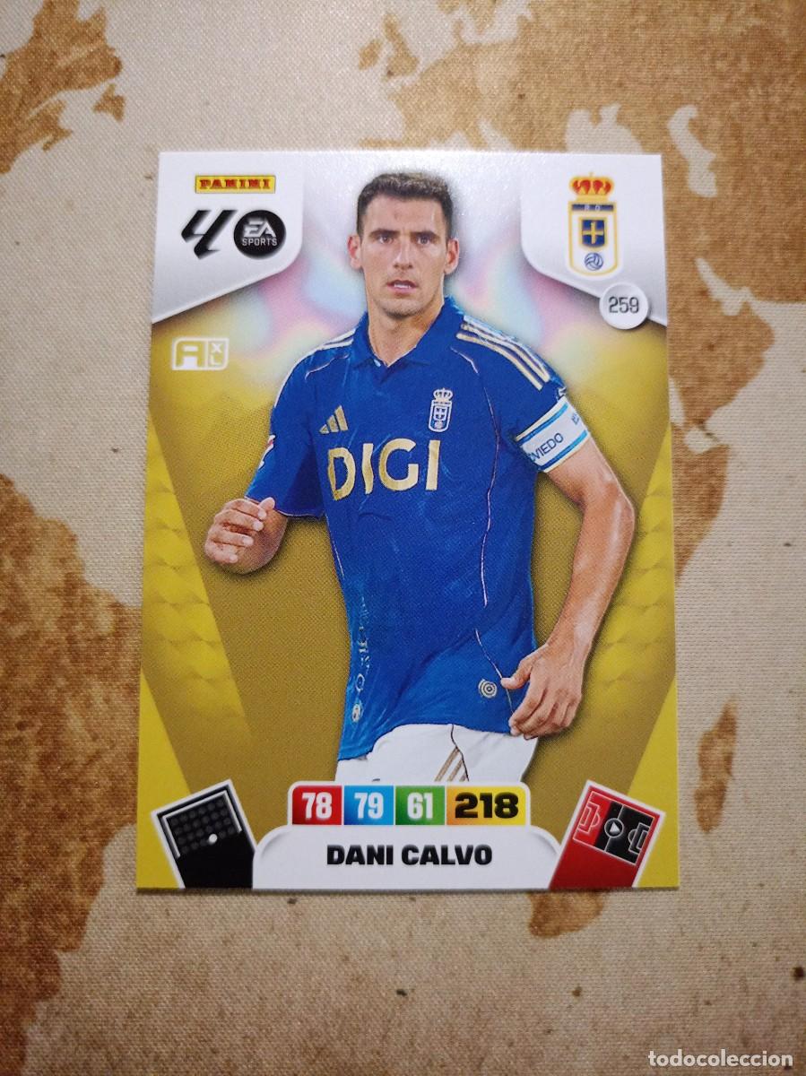 Cromos de f&uacute;tbol: Oviedo 259 DANI CALVO Adrenalyn 2025-26