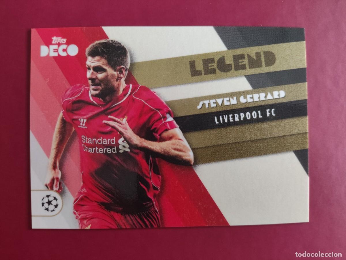 Cromos de f&uacute;tbol: STEVEN GERRARD LEGEND LIVERPOOL DECO TOPPS 2022