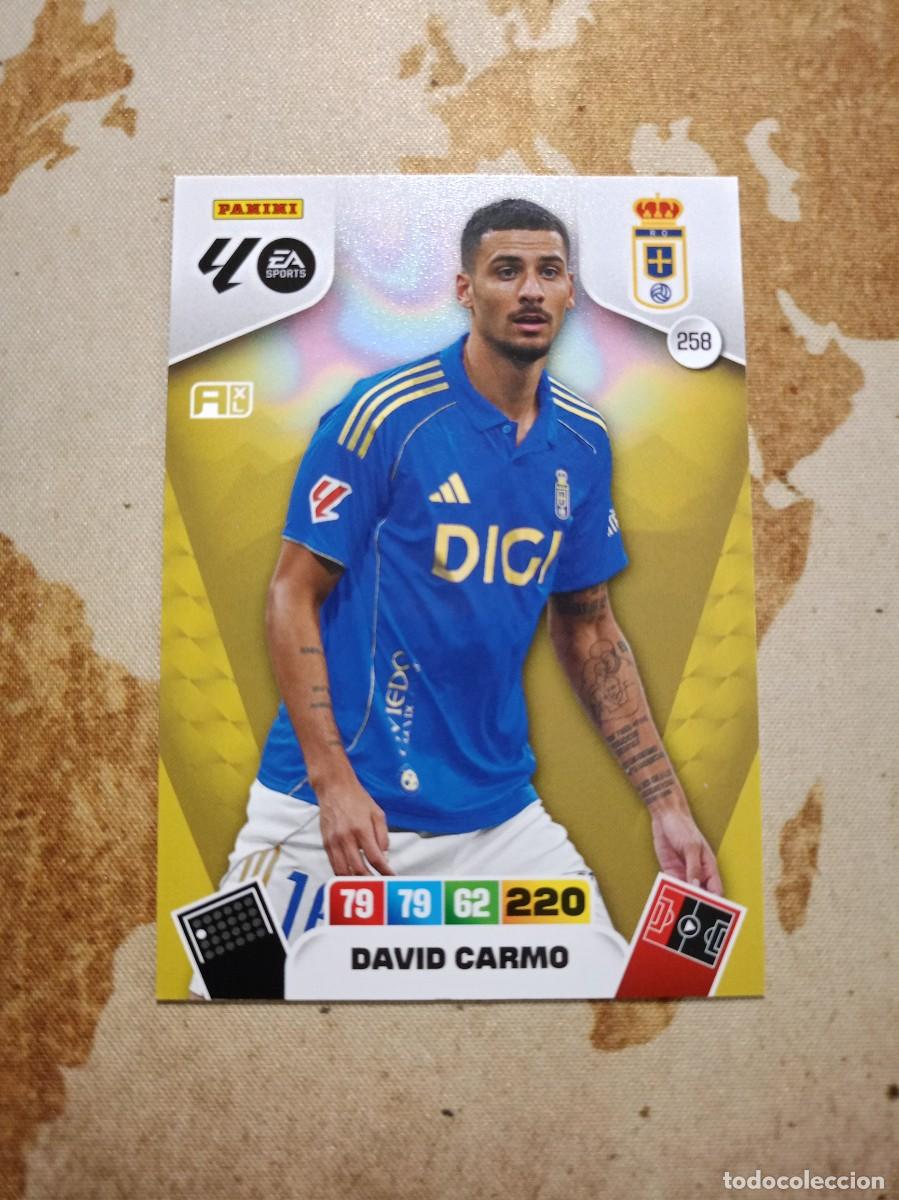 Cromos de f&uacute;tbol: Oviedo 258 DAVID CARMO Adrenalyn 2025-26
