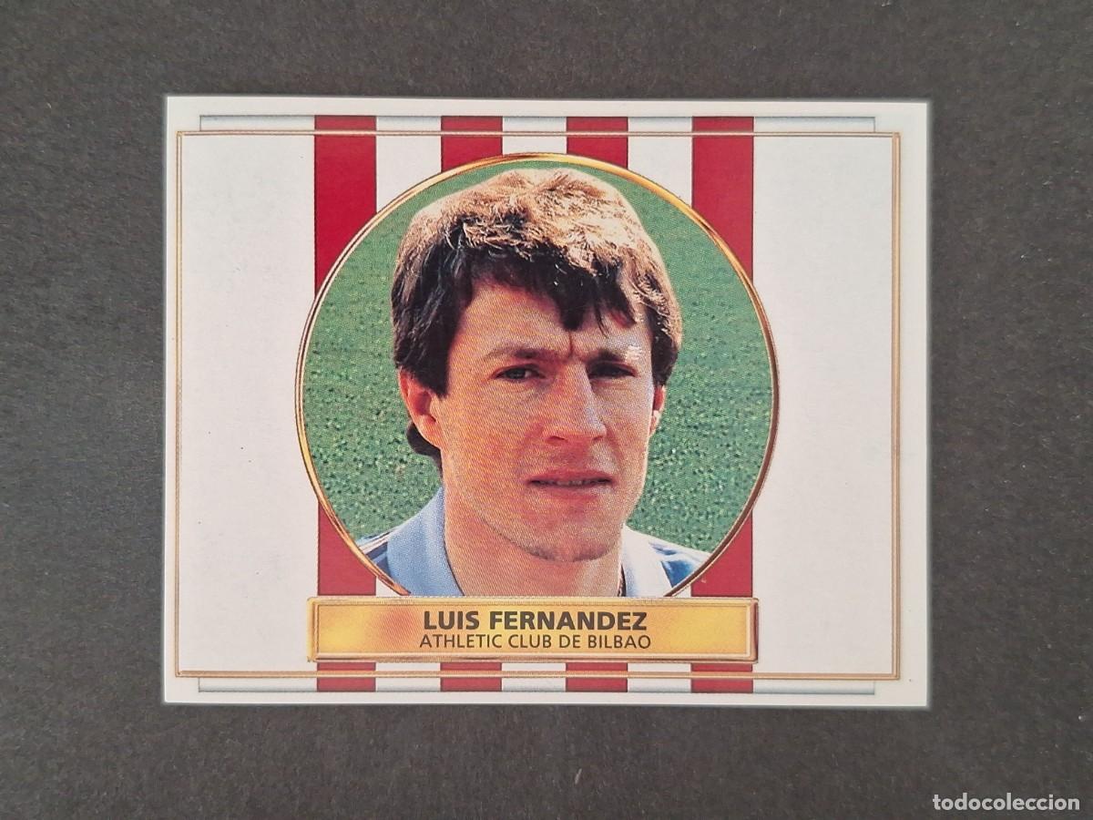Cromos de f&uacute;tbol: L4 LUIS FERNANDEZ ENTRENADOR ATHLETIC DE BILBAO LIGA ESTE 1996 1997 96 97 NUNCA PEGADO SIN PEGAR