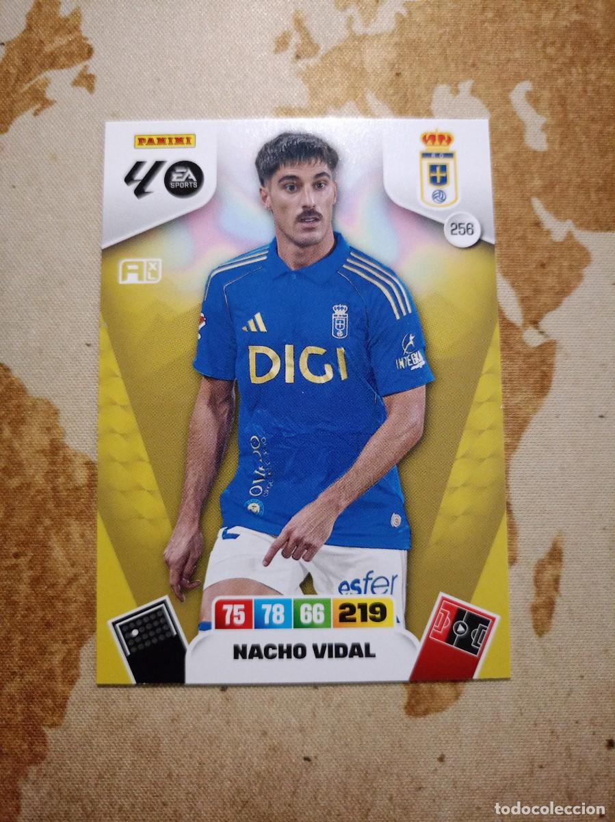 Cromos de f&uacute;tbol: Oviedo 256 NACHO VIDAL Adrenalyn 2025-26
