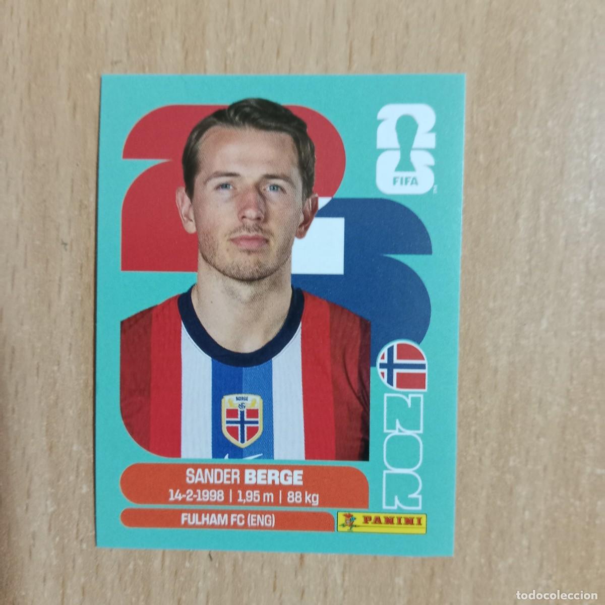 Cromos de f&uacute;tbol: SANDER BERGE , NORUEGA , STICKER CROMO N&ordm; NOR 11 , FIFA WORLD CUP 2026 - PANINI - A&Ntilde;O 2026.