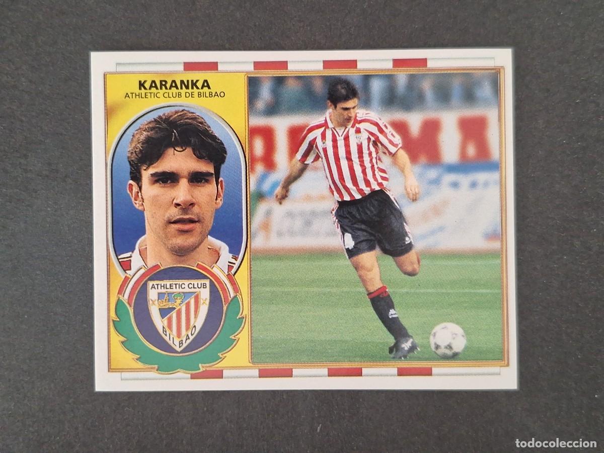 Cromos de f&uacute;tbol: L4 KARANKA ATHLETIC CLUB DE BILBAO LIGA ESTE 1996 1997 96 97 NUNCA PEGADO SIN PEGAR