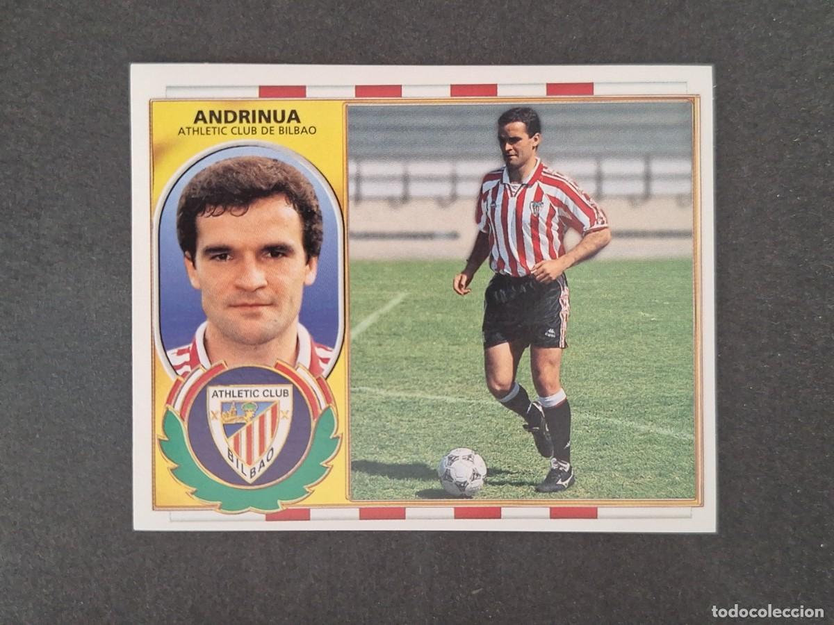Cromos de f&uacute;tbol: L4 ANDRINUA ATHLETIC CLUB DE BILBAO LIGA ESTE 1996 1997 96 97 NUNCA PEGADO SIN PEGAR
