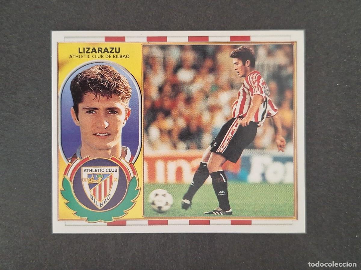 Cromos de f&uacute;tbol: L4 LIZARAZU ATHLETIC CLUB DE BILBAO LIGA ESTE 1996 1997 96 97 NUNCA PEGADO SIN PEGAR