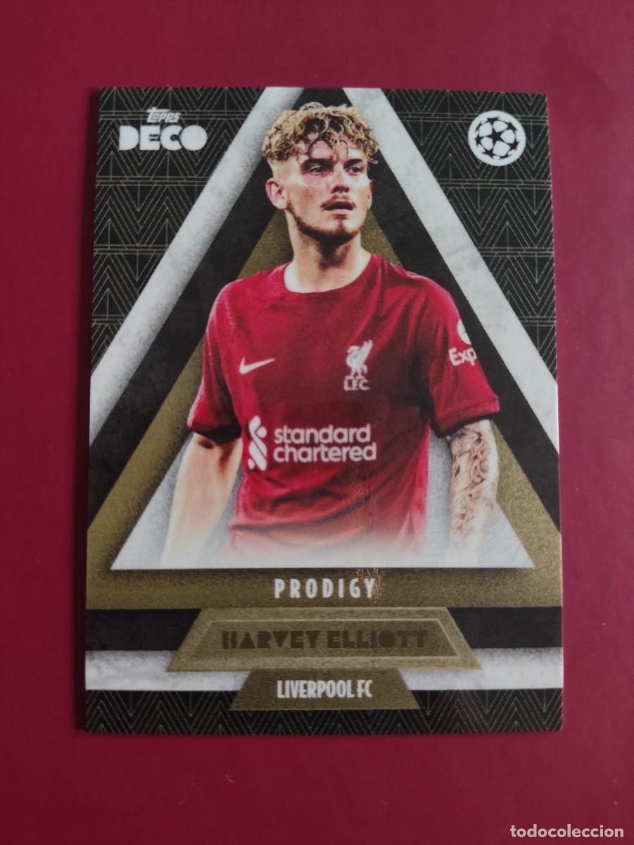 Cromos de f&uacute;tbol: HARVEY ELLIOTT PRODIGY LIVERPOOL DECO TOPPS 2022