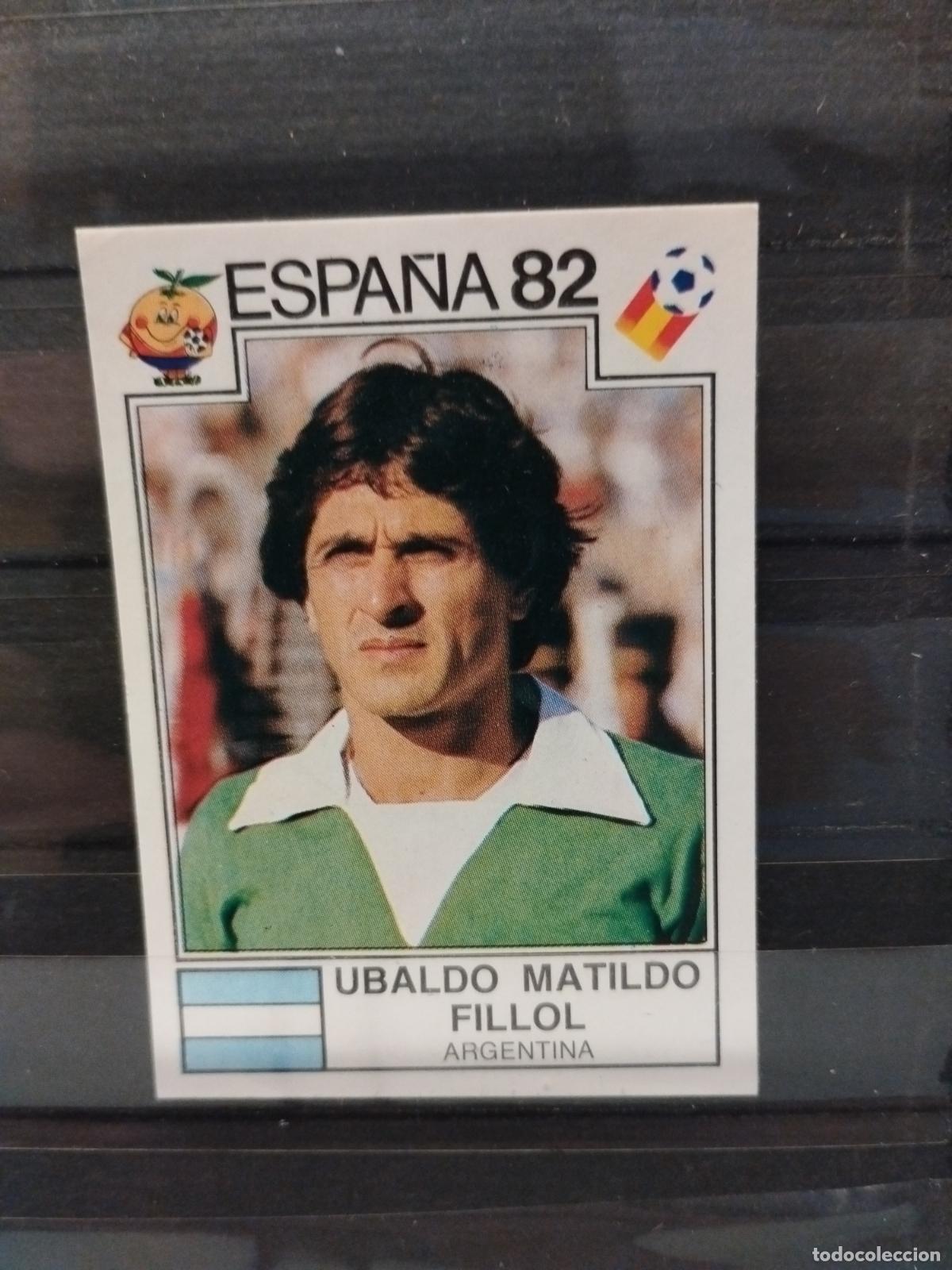 Cromos de f&uacute;tbol: MUNDIAL DE FUTBOL ESPA&Ntilde;A 82. PANINI. N&ordm; 166 UBALDO MATILDO FILLOL. ARGENTINA.