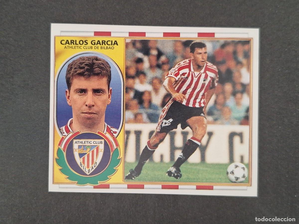 Cromos de f&uacute;tbol: L4 CARLOS GARCIA ATHLETIC CLUB DE BILBAO LIGA ESTE 1996 1997 96 97 NUNCA PEGADO SIN PEGAR