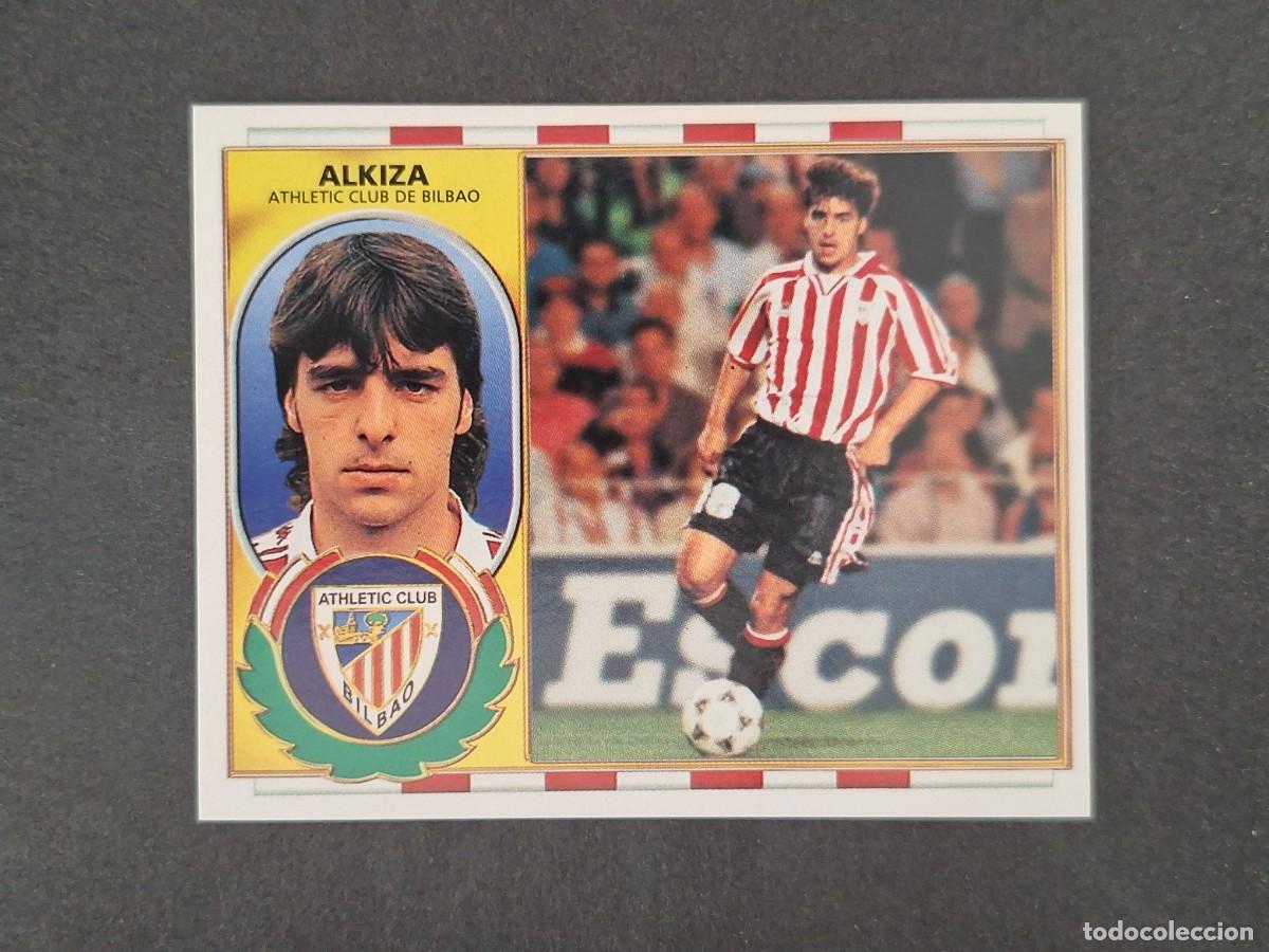 Cromos de f&uacute;tbol: L4 ALKIZA ATHLETIC CLUB DE BILBAO LIGA ESTE 1996 1997 96 97 NUNCA PEGADO SIN PEGAR
