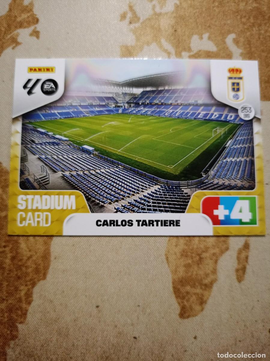 Cromos de f&uacute;tbol: Oviedo 253 bis ESTADIO CARLOS TARTIERE Adrenalyn 2025-26