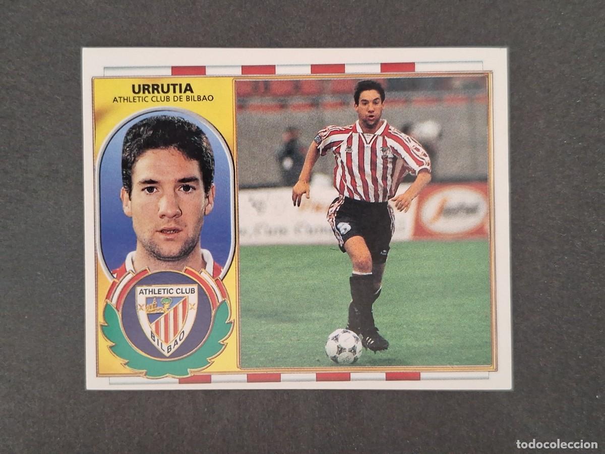 Cromos de f&uacute;tbol: L4 URRUTIA ATHLETIC CLUB DE BILBAO LIGA ESTE 1996 1997 96 97 NUNCA PEGADO SIN PEGAR