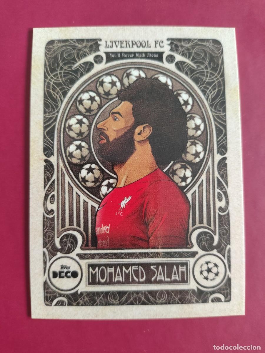 Cromos de f&uacute;tbol: MOHAMED SALAH ARTISTRY LIVERPOOL DECO TOPPS 2022