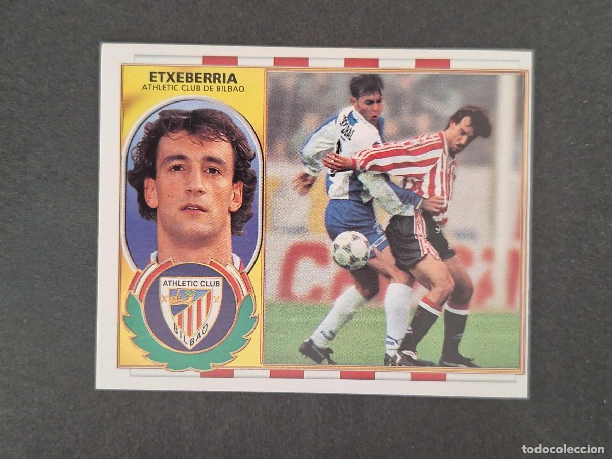 Cromos de f&uacute;tbol: L4 ETXEBERRIA ATHLETIC CLUB DE BILBAO LIGA ESTE 1996 1997 96 97 NUNCA PEGADO SIN PEGAR